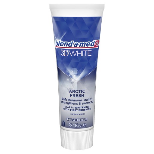 BLEND-A-MED 75ML 3D BIELA ARCTICKÁ FRESH