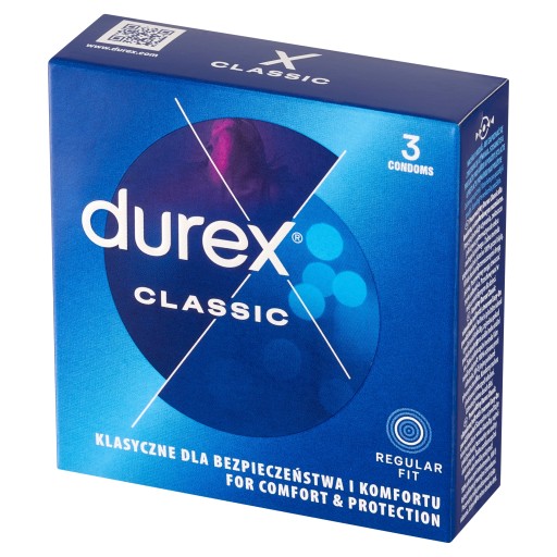Durex Classic kondómy 3 ks.