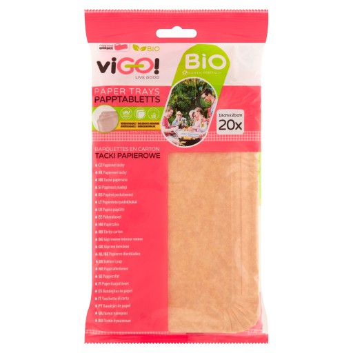 Zásobníky papiera Quickpack viGO! Bio 13 cm x 20 cm 20 kusov