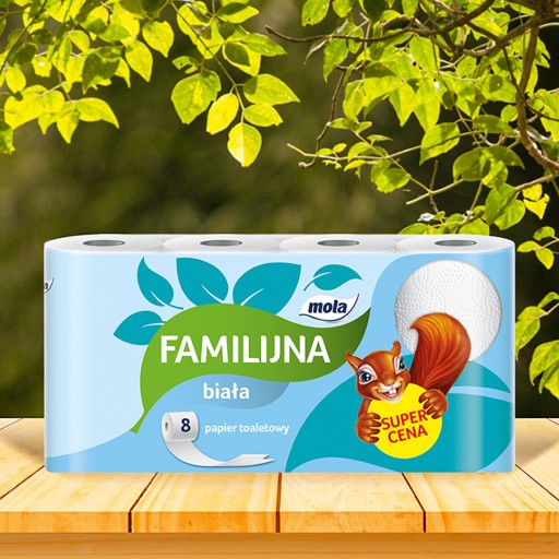 Mola FAMILIJNA toaletný papier 8 ks.