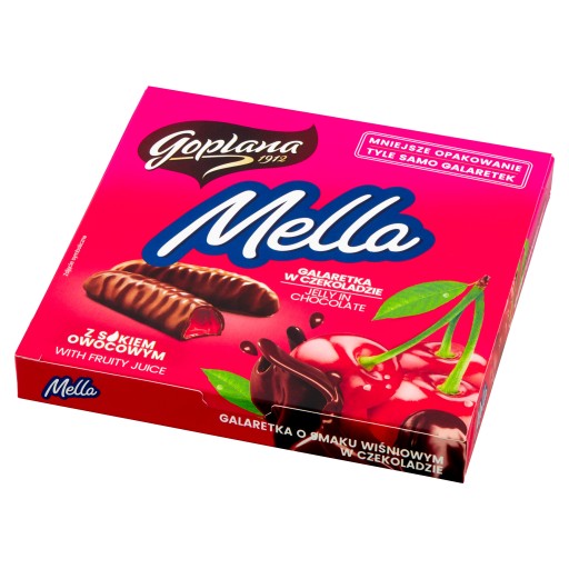 Goplana Mella želé v čokoláde s višňovou príchuťou 190g