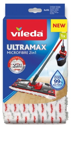 Vileda UltraMax 35 cm plochá vložka mopu z mikrovlákna Ultramat sprej orig.