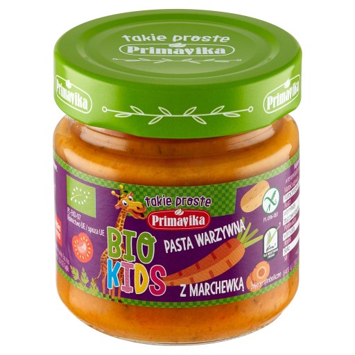 Zeleninová pasta s mrkvou BIO KIDS 160 g