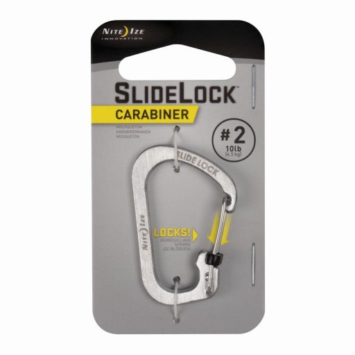 Nite Ize SlideLock Carabiner #2 Steel