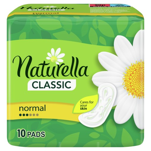 NATURELLA NORMAL 10 BEZ KRÍDLOVÝCH hygienických vložiek