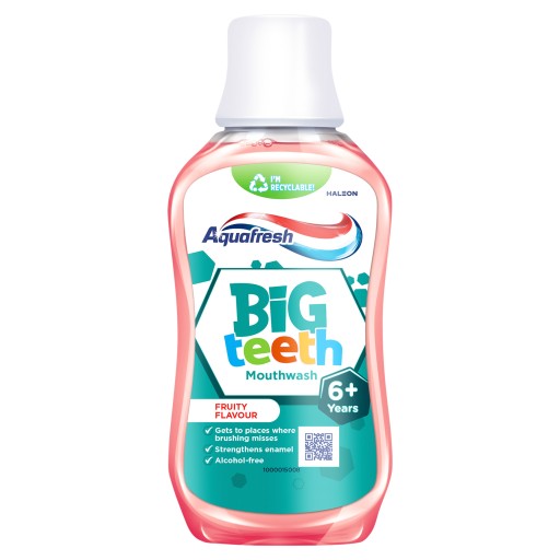 AQUAFRESH ÚSTNA VODA 300ML OVOCIE VEĽKÉ ZUBY