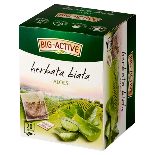 Big-Active biely čaj s aloe (20 vrecúšok x 1,5g) 30g
