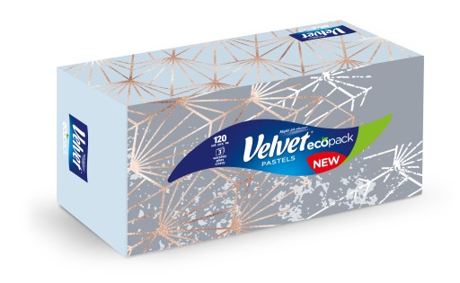 VELVET vreckovky v krabici po 120 ks.