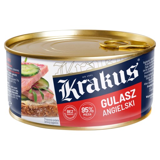 Bravčová konzerva Krakus anglický guláš 300 g