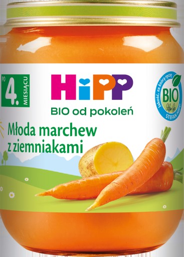 Hipp Bio Mrkva prvá zelenina 5m 125g