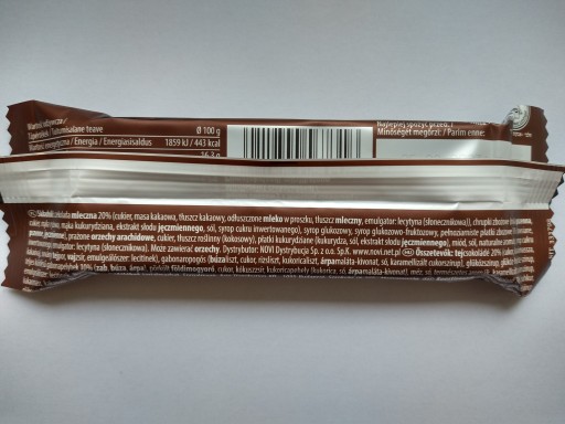 novembrová tyčinka mliečna čokoláda 50g