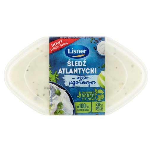 Filety zo sleďa Lisner v jogurtovej omáčke 280 g