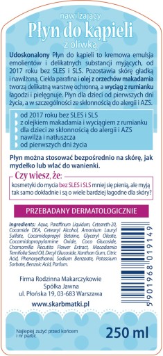 Mother's TREASURE Tekutý kúpeľ s olivovým olejom 250ml