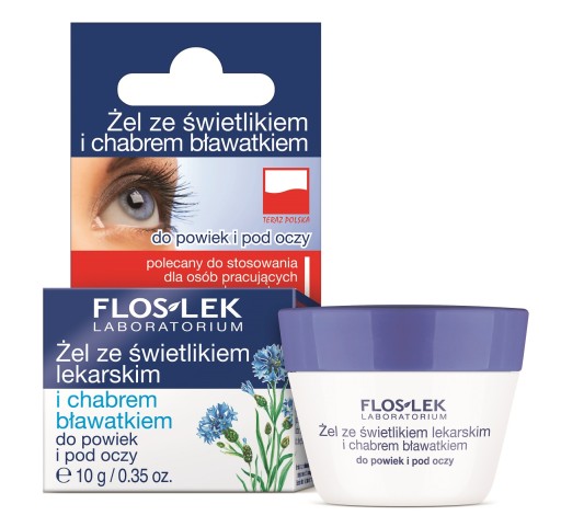 Očný svetlík gél s nevädzou modrou FlosLek 10g