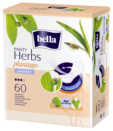 Bella herbs citlivé hygienické vložky 60 ks.