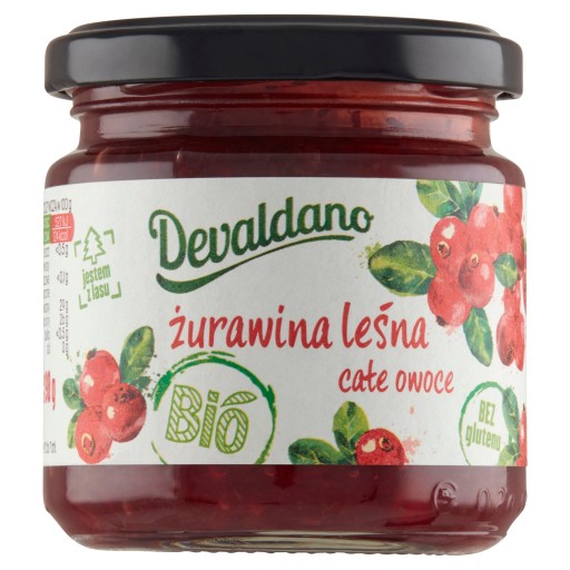 Devaldano Lesné brusnice v BIO géli 190 g