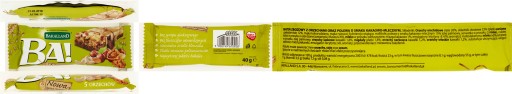 Cereálna tyčinka Bakalland BA! 5 orechov 40 g OVSEK x 10