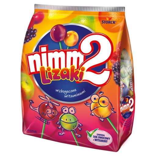 Nimm2 Lízátka s vitamínmi pre deti 80g