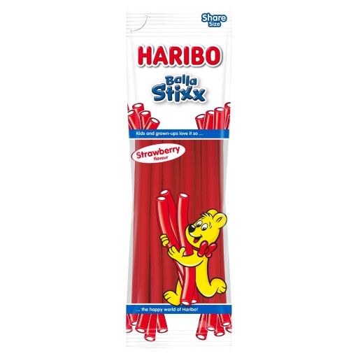 Haribo Balla Stixx želé s príchuťou jahoda 170g