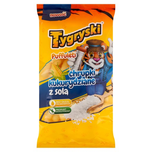 TBM Tigers Kukuričné chrumky so soľou 85g