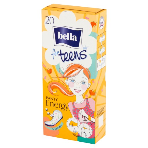 Slipové vložky, Bella pre tínedžerov, 20 ks