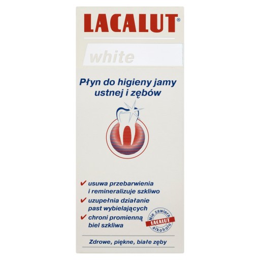 LACALUT WHITE BIELIACI ÚSTNY VÝPLACH 300 ml