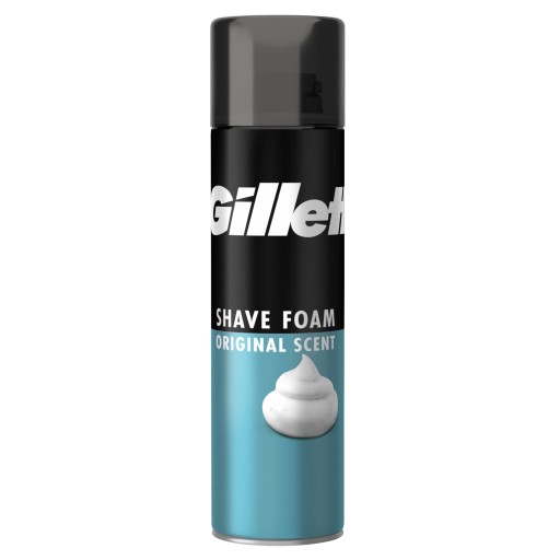 Gillette Classic Pena na holenie pre citlivú pokožku, 200 ml