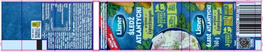 Filety zo sleďa Lisner v kôprovej omáčke 160 g
