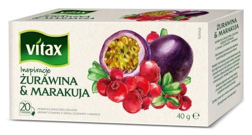 Vitax Mučenkový čaj z brusníc 20 tb