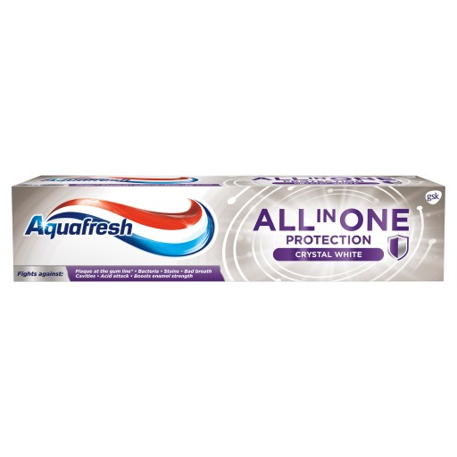 AQUAFRESH zubná pasta ALL IN ONE PROTECT WHITE 100 ml