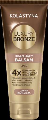 Kolastyna Luxury Bronze Bronzujúce telové mlieko pre svetlú pokožku 200 ml