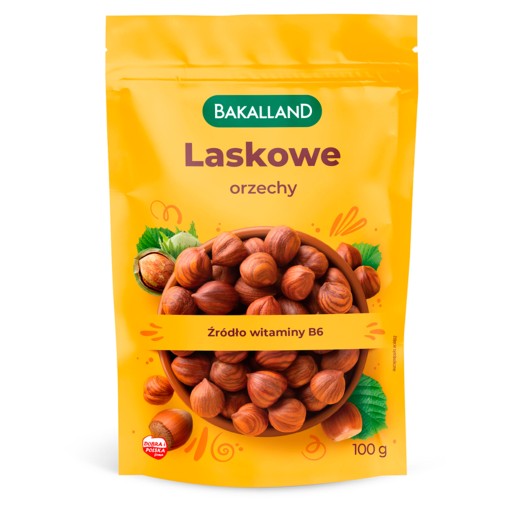 BAKALLAND Celé lúpané lieskové orechy 100 g