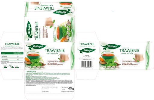 Herbapol Digestion express bylinkový čaj 40 g