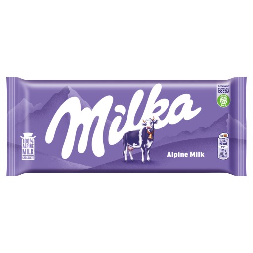 Milka alpská mliečna čokoláda 100g