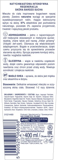Telové mlieko Perfecta Planet Essence Ashwagandha