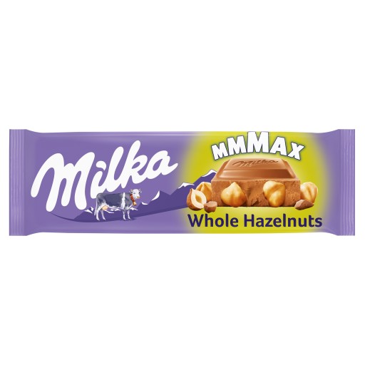 Milka MMMAX mliečna čokoláda celé Hazelnuts 270 g