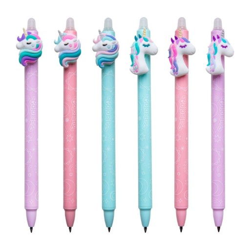 UNICORN Erasable Pen Gel Blue 1 ks. Colorino