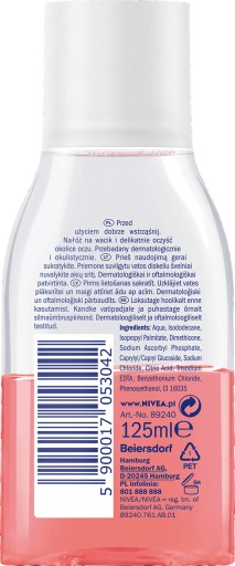 NIVEA Dvojfázový odličovač očí 125 ml