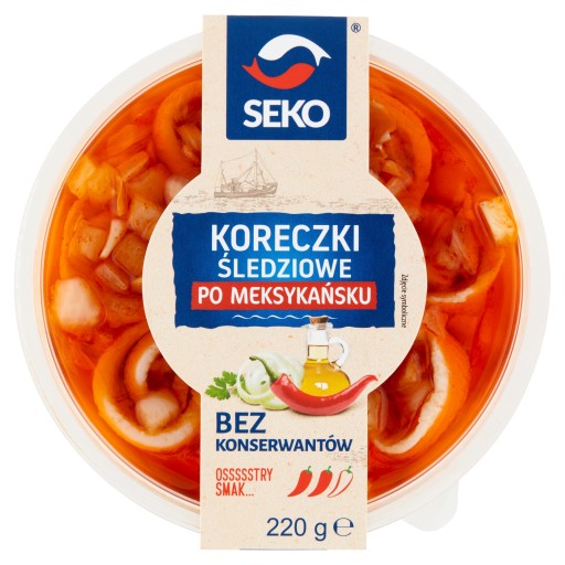 Sleďové zátky v oleji na mexický spôsob 220g seko