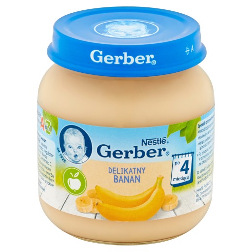 Gerber jemný banánový dezert pre bábätká 125 g
