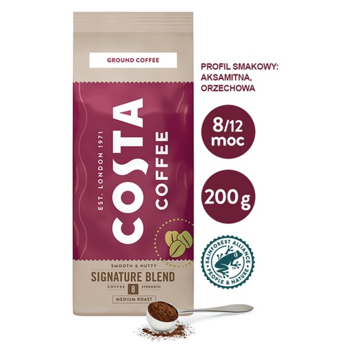 Stredná zmes Costa Signature Blend 200 g mletá