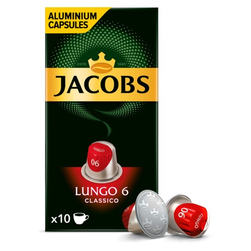 Kapsule pre Nespresso Jacobs Lungo 6 Classico 10