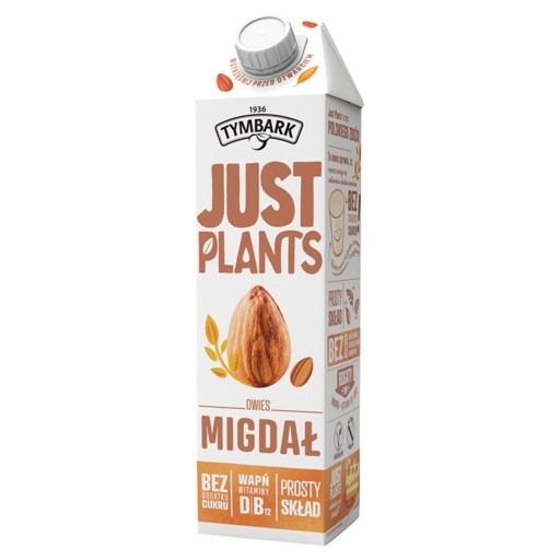 Rastlinný nápoj Almond Tymbark Just Plants 1l
