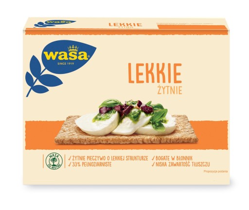 WASA ĽAHKÝ RAŽNÝ CHLIEB, chrumkavý 140G