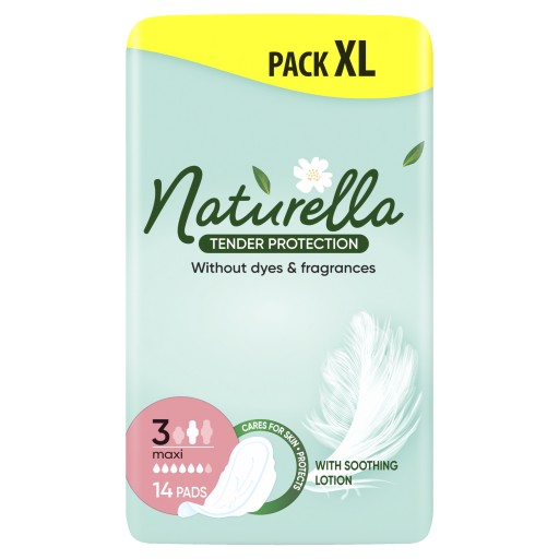 NATURELLA TENDER OCHRANNÉ ULTRA MAXI hygienické vložky 14 KS.
