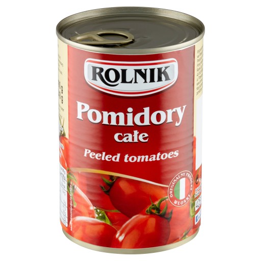 Rolnik Celé lúpané paradajky vo vlastnej šťave 425 ml