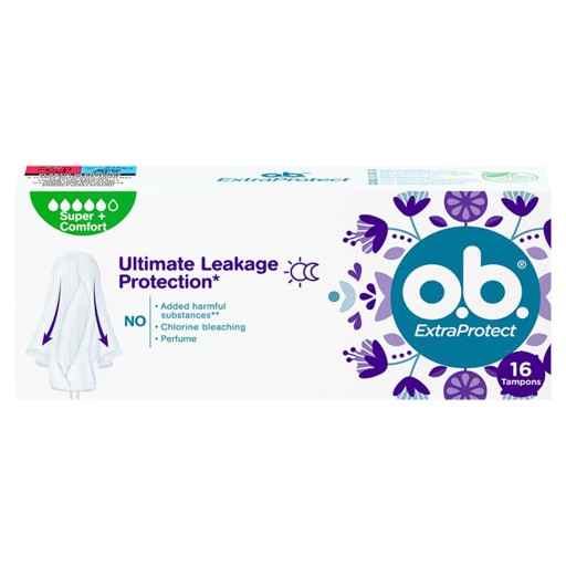 O.B. Tampóny Extra Protect Super Plus 16 ks.