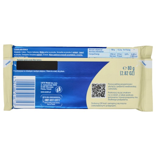 E.Wedel biela čokoláda 80 g
