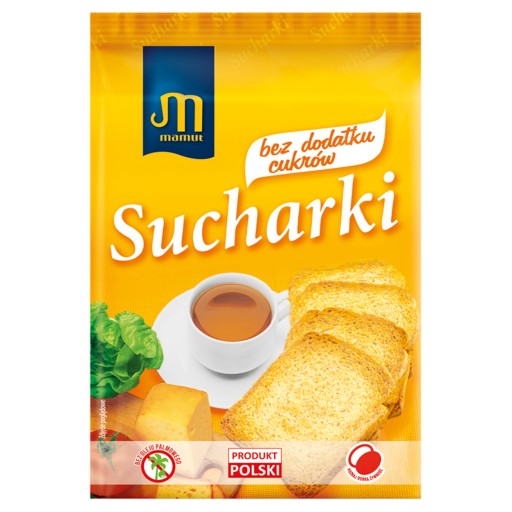 Sucháre Mamut bez cukru 225 g