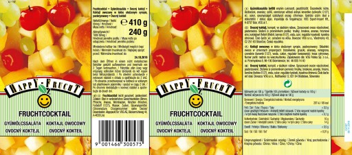 Happy Frucht ovocný kokteil 410 g